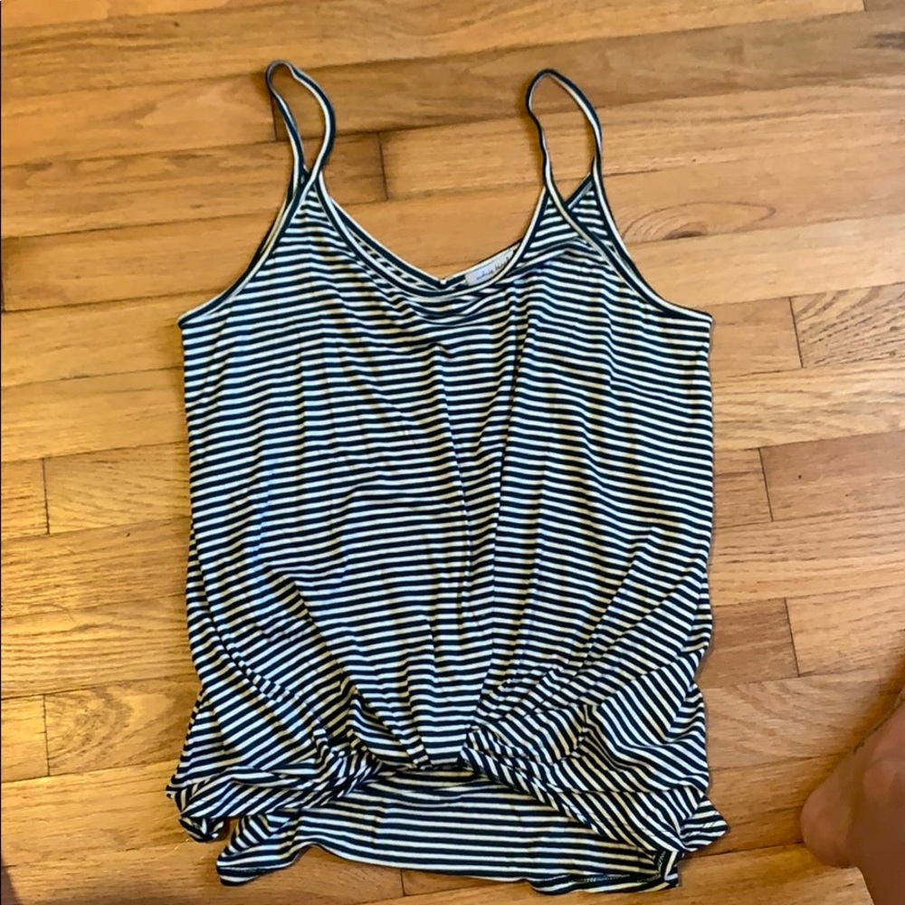 greenish blue with off white stripes